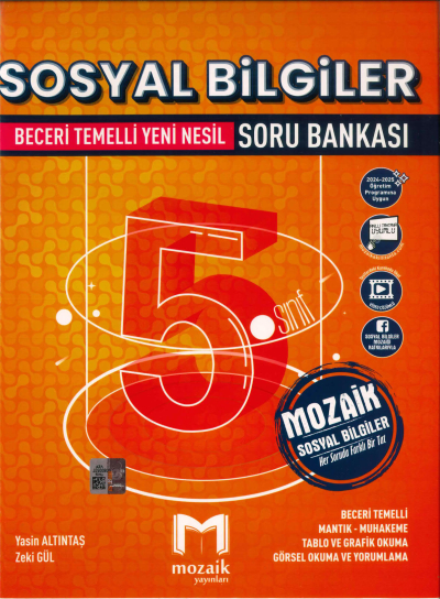 5. Sınıf Sosyal Bilgiler Soru Bankası Mozaik Yayınları