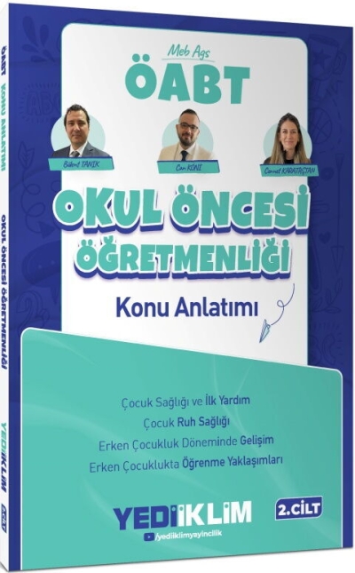 MEB AGS ÖABT Okul Öncesi Öğretmenliği Konu Anlatımı Cilt 2 Yediiklim Yayınları Fotokopinci -