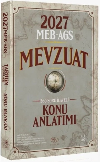 MEB AGS Mevzuat Konu Anlatımı CBA Yayınları