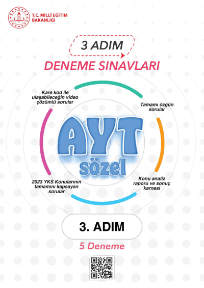 3 ADIM DENEME SINAVLARI AYT SÖZEL 3. ADIM