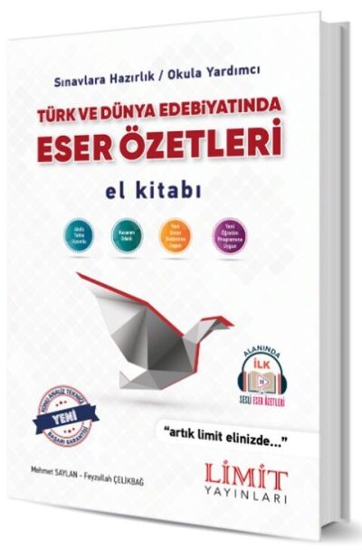 Türk ve Dünya Edebiyatında Eser Özetleri El Kitabı Limit Yayınları Fotokopinci -