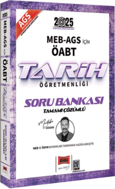 2025 MEB AGS ÖABT Tarih Öğretmenliği Soru Bankası Yargı Yayınları Fotokopinci -