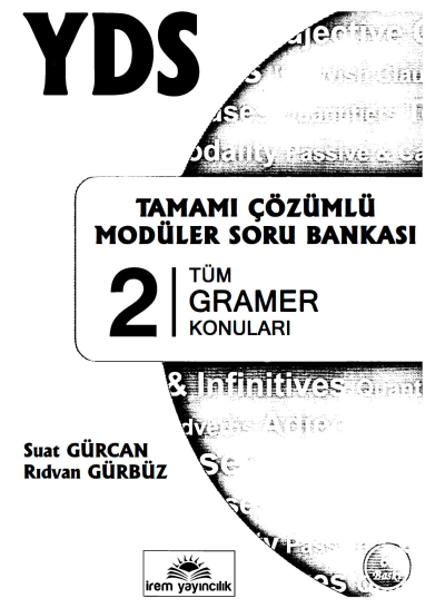 YDS Tamamı Çözümlü Modüler Soru Bankası 2 (Tüm Gramer Konuları) Fotokopinci -