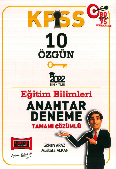 ANAHTAR EĞİTİM BİLİMLERİ 10LU TÜM DERSLER DENEME Fotokopinci -