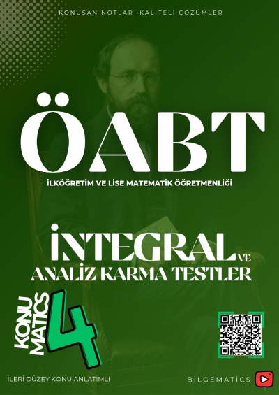 Konumatics 4 ÖABT İntegral ve Analiz Karma Testler Hüseyin Hoca Fotokopinci -