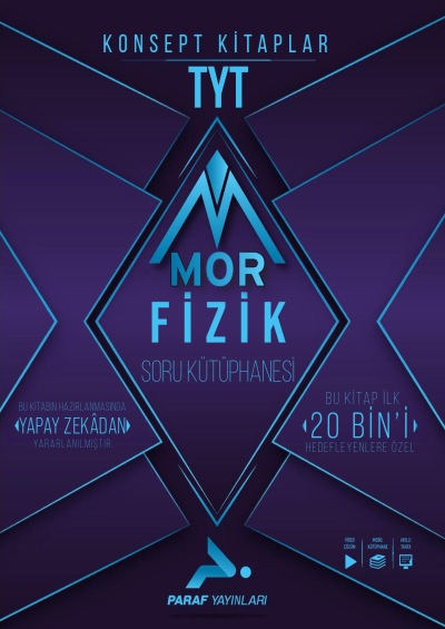 TYT Mor Fizik Soru Kütüphanesi PRF Paraf Yayınları