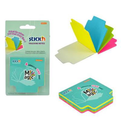 Stickn 70x70 Magıc 4 Neon Renk 100 Yaprak Fotokopinci -