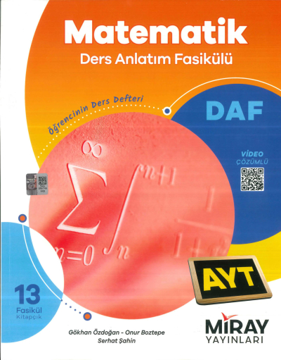 AYT Matematik Ders Anlatım Fasikülleri Miray Yayınları Fotokopinci -