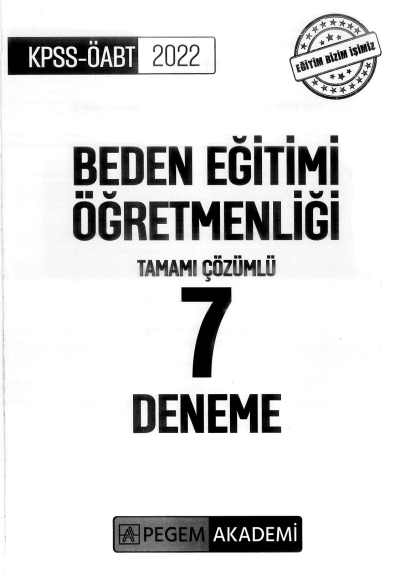 TAMAMI ÇÖZÜMLÜ 7 DENEME Fotokopinci -