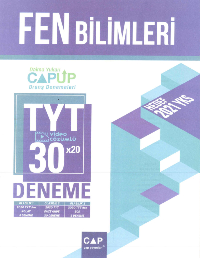 YKS TYT Fen Bilimleri 30x20 UP Deneme Video Çözümlü