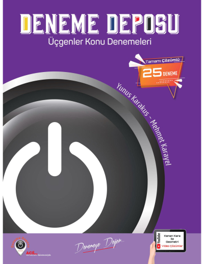 AYT Üçgenler Deneme Deposu Acil Yayınları 25 Deneme Fotokopinci -