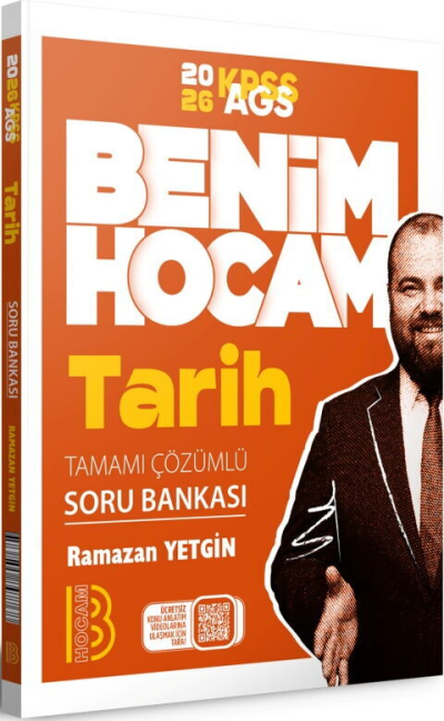 2026 KPSS AGS Tarih Tamamı Çözümlü Soru Bankası Benim Hocam Yayınları Fotokopinci -