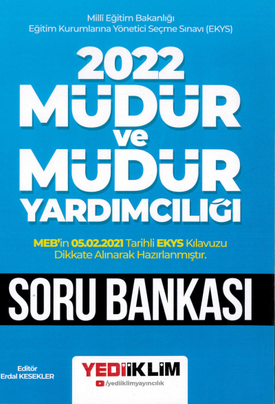 MÜDÜR VE MÜDÜR YARDIMCILIĞI SORU BANKASI Fotokopinci -
