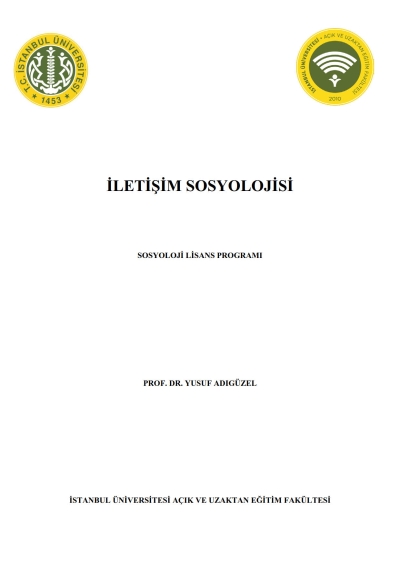 İletişim Sosyolojisi Fotokopinci -