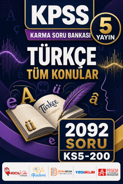 TÜRKÇE TÜM KONULAR 5 Yayın 2092 Soru Fotokopinci -