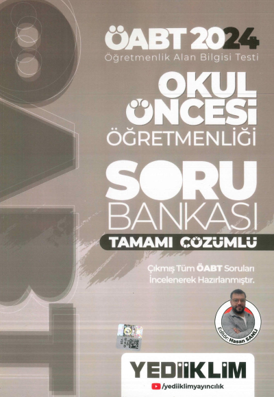 ÖABT OKUL ÖNCESİ ÖĞRETMENLİĞİ SORU BANKASI TAMAMI ÇÖZÜMLÜ Fotokopinci -