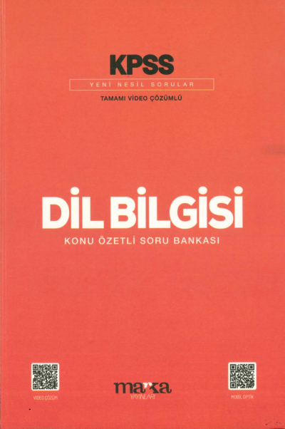 DİL BİLGİSİ KONU ÖZETLİ SORU BANKASI Fotokopinci -