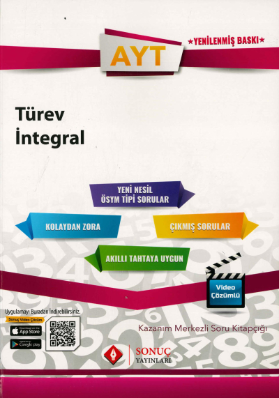 AYT TÜREV İNTEGAL SORU KİTAPÇIĞI Fotokopinci -