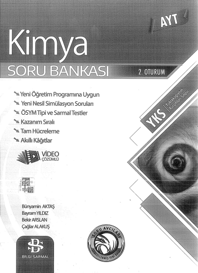 AYT KİMYA SORU BANKASI Fotokopinci -