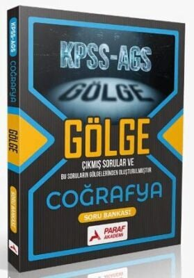 2026 KPSS MEB AGS Coğrafya Gölge Soru Bankası Paraf Yayınları Fotokopinci -