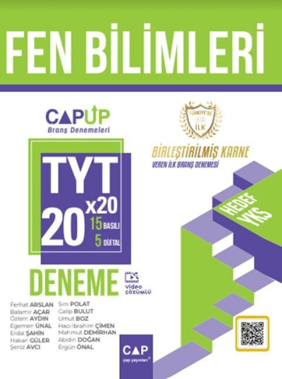 YT Fen Bilimleri 20 x 20 Up Deneme Çap Yayınları Fotokopinci -