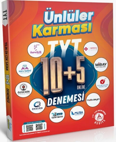 Ünlüler Karması TYT 10 + 5 Deneme Fotokopinci -