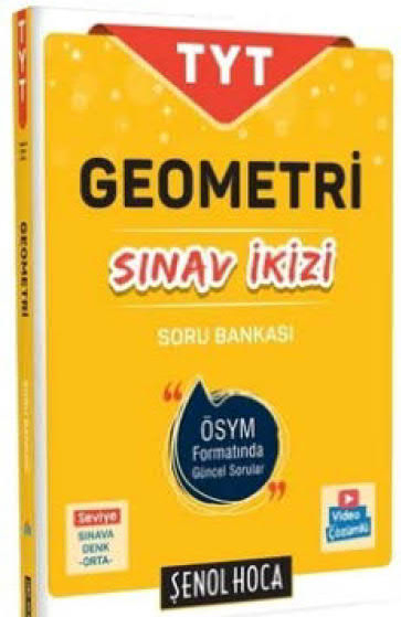 TYT Geometri Sınav İkizi Soru Bankası Şenol Hoca Yayınları