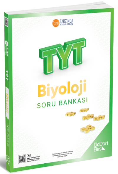 2026 Model TYT Biyoloji Soru Bankası Üç Dört Beş Yayınları Fotokopinci -
