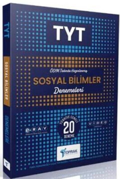 TYT Sosyal Bilimler Deneme Kitabı Toprak Yayıncılık Fotokopinci -