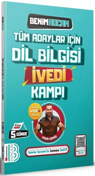 Tüm Adaylar İçin Dil Bilgisi İvedi Kampı Benim Hocam Yayınları Fotokopinci -
