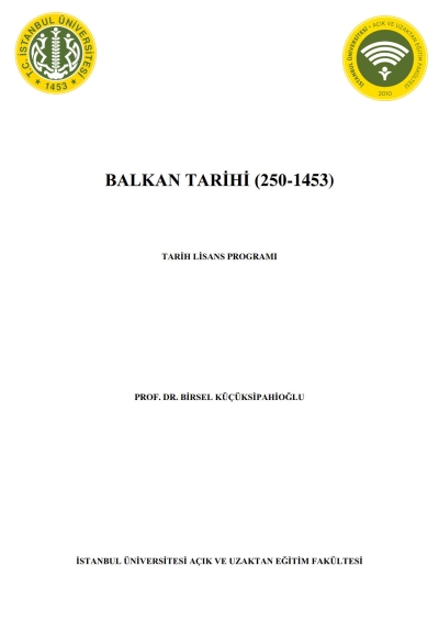 Balkan Tarihi (250-1453) Fotokopinci -