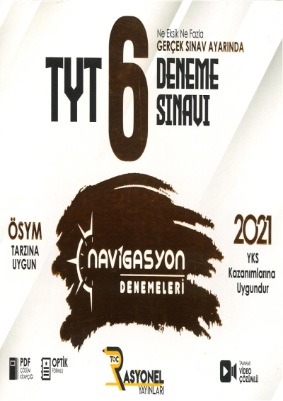 TYT Navigasyon 6 lı Paket Deneme Fotokopinci -