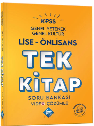 LİSE-ÖNLİSANS TEK KİTAP SORU BANKASI VİDEO ÇÖZÜMLÜ (TÜM DERSLER) Fotokopinci -