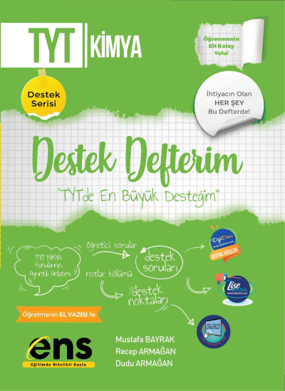 TYT Kimya Destek Defterim ENS Yayıncılık Fotokopinci -