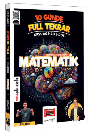10 Günde Full Tekrar Matematik Video Çözümlü ve Konu Özetli Yargı Yayınları Fotokopinci -