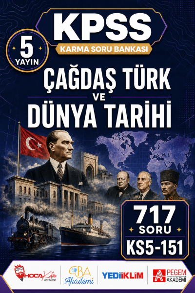 Çağdaş Türk ve Dünya Tarihi 5 Yayın 717 Soru