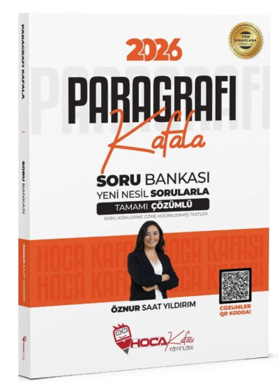2026 Paragrafı Kafala Soru Bankası Çözümlü Öznur Saat Yıldırım Hoca Kafası Yayınları Fotokopinci -