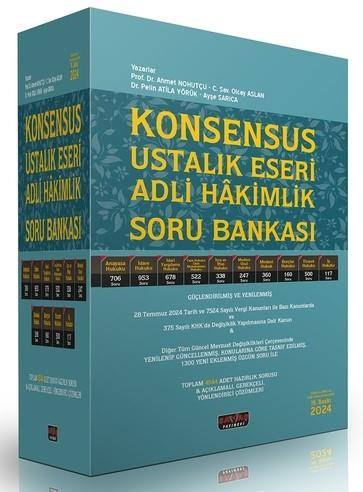 Savaş 2024 Adli Hakimlik KONSENSUS Ustalık Eseri Soru Bankası Modüler Set 19. Baskı - Ahmet Nohutçu Savaş Yayınları Fotokopinci -