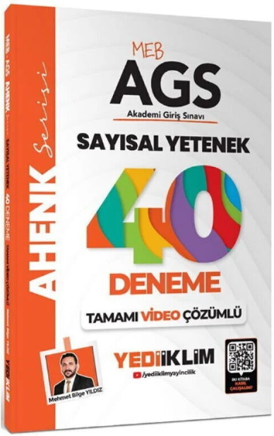 2025 MEB AGS Sayısal Yetenek 40 Deneme Yediiklim Yayınları Fotokopinci -