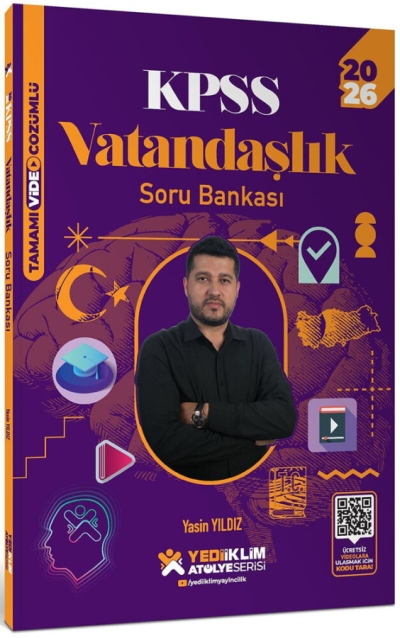 2026 KPSS Vatandaşlık Atölye Soru Bankası Çözümlü Yediiklim Yayınları