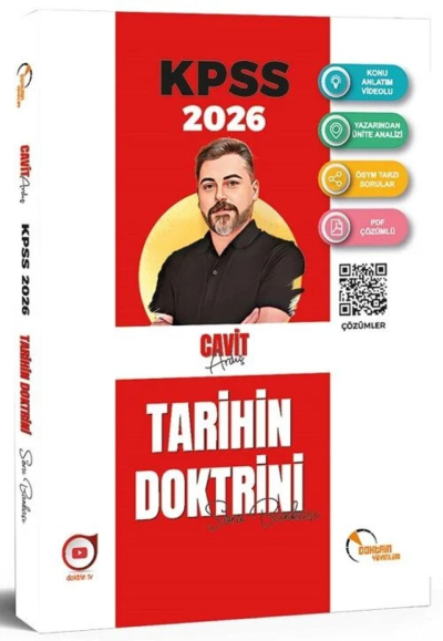 Doktrin 2026 KPSS Tarihin Doktrini Soru Bankası Çözümlü - Cavit Ardıç Doktrin Yayınları Fotokopinci -