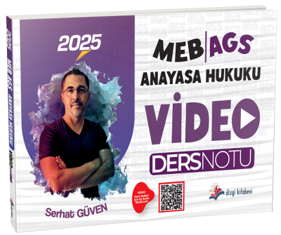 2025 MEB AGS Anayasa Hukuku Video Ders Notu Dizgi Kitap Fotokopinci -
