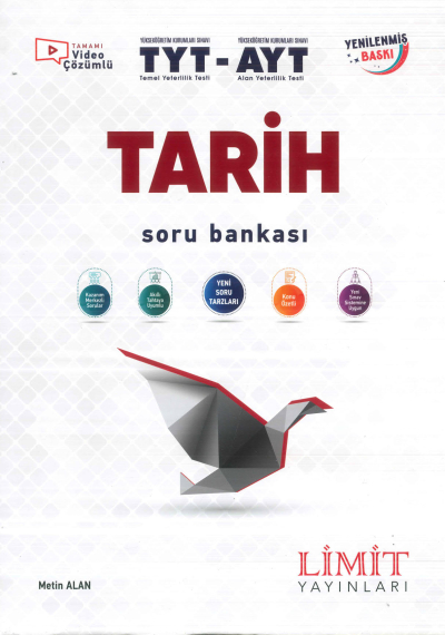 TYT AYT Tarih Soru Bankası Limit Yayınları Fotokopinci -