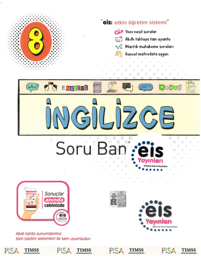 8. Sınıf Soru Bankası İngilizce Eis Yayınları