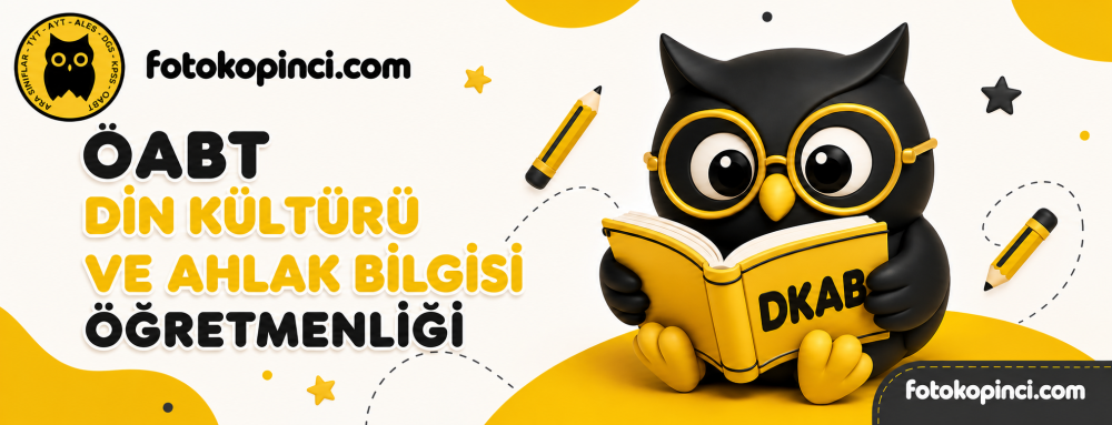 Din Kültürü ve Ahlak Bilgisi Öğretmenliği Fotokopinci -