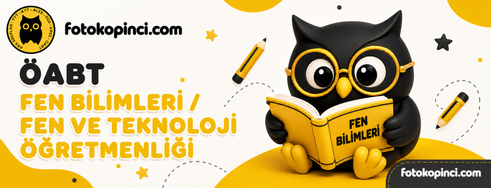 Fen Bilimleri / Fen ve Teknoloji Öğretmenliği Fotokopinci -